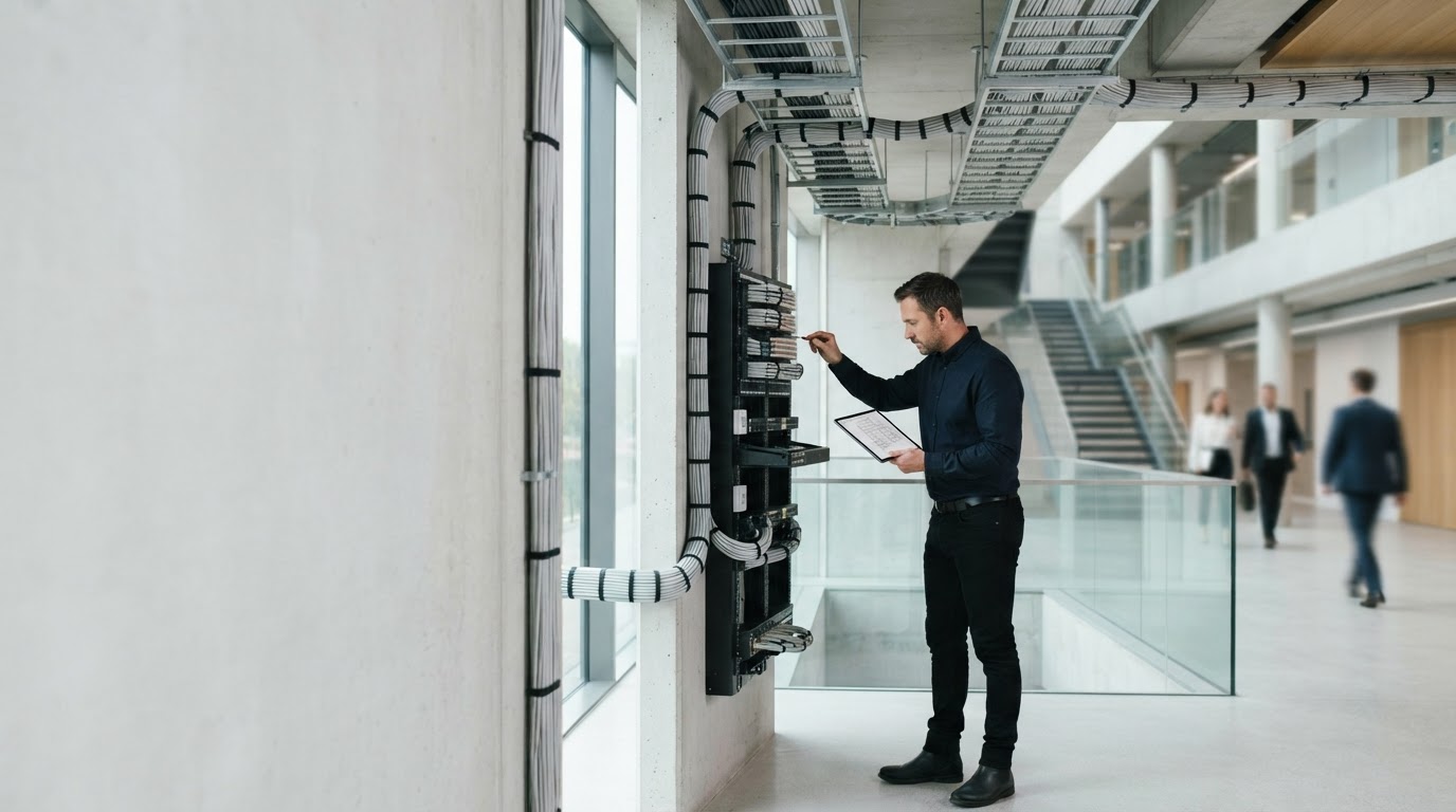 Wirezee LTD advisor reviewing AI-generated portfolio analysis in a calm office setting